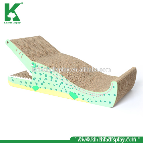 Cheap Crocodile Cardboard Material Cat Scratcher